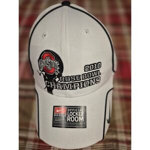 Ohio State Buckeyes Nike 2010 Rose Bowl Champions Hat Cap Official Locker Room